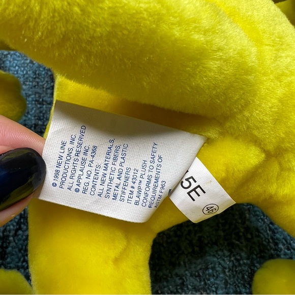 RARE Vintage 1998 Applause Lost in Space Alien Plush Blawp 17" Yellow - Picture 7 of 7
